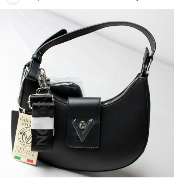 Valentino Handbags - Black Valentino Orlandi Hobo Shoulder Bag